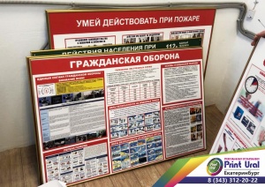 Стенд Первая медицинская помощь