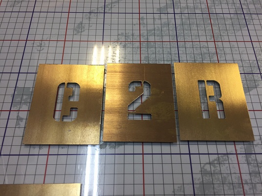 Изготовление трафаретов из металла (латунь, алюминий, нержевейка)