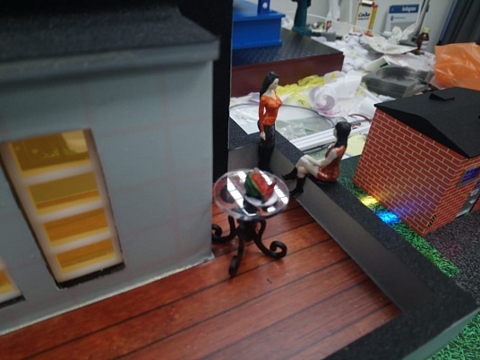 Макет взаимодействия дизельной электростанции с потребителями и городской электросетью