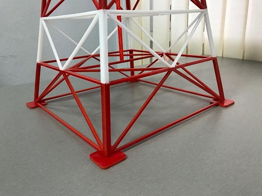 Изготовление макета телевышки.