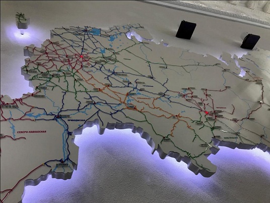 Изготовление объемных световых карт