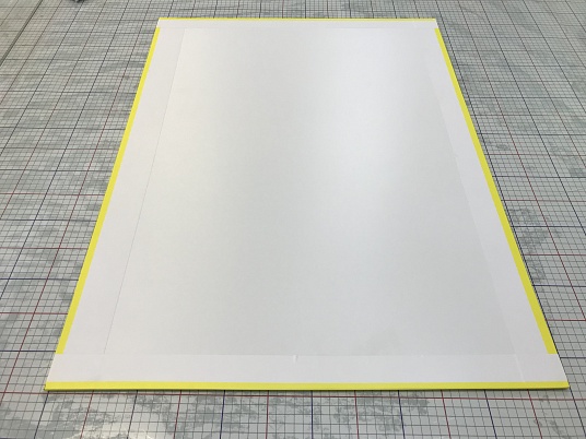 Таблички из пластика ПВХ с пленкой